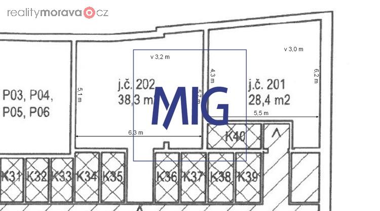 Prodej skladových prostor 28,4 m2 - Brno