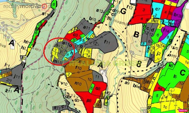 Lesní pozemek k.ú. Lutonina, okres Zlín, CP 3.011m2