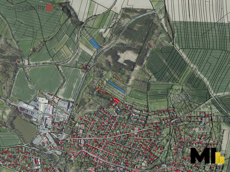 Prodej podílu 1/15 trvalého travního porostu 535 m2 v obci Velké Popovice, okres Praha-východ