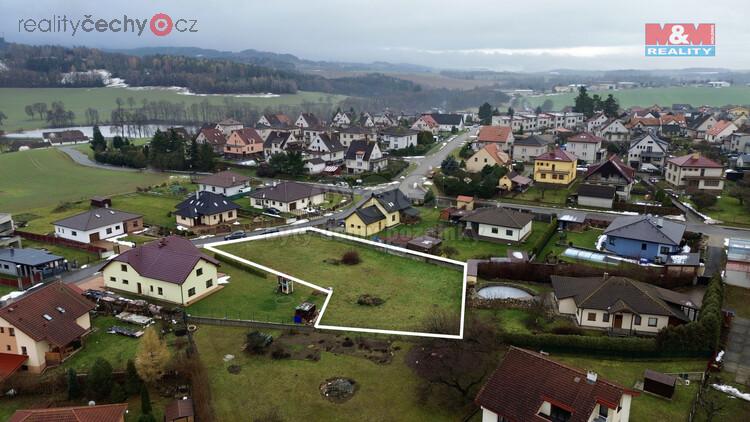 Prodej pozemku k bydlení, 1400 m2, Mladá Vožice, ul. Pacovská