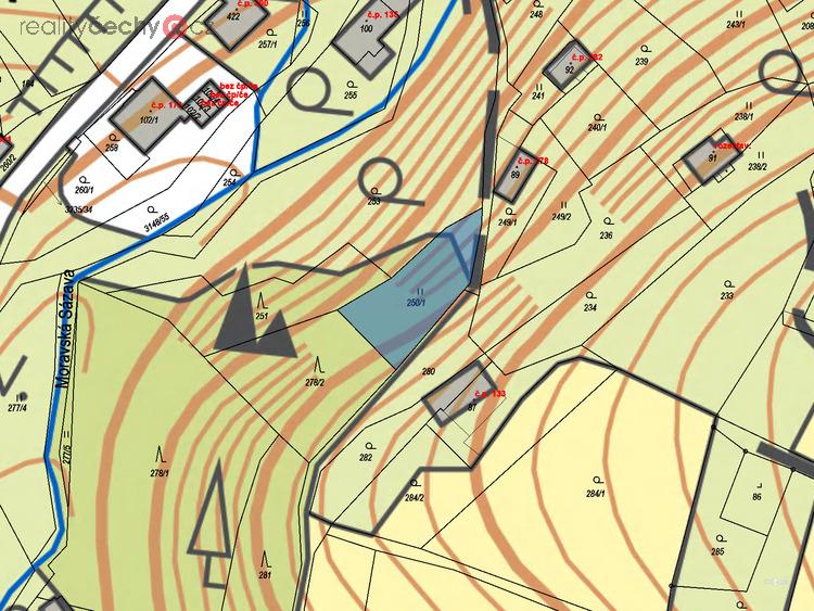 Prodej podílu 2/3 trvalého travního porostu 430 m2 v obci Výprachtice, okres Ústí nad Orlicí