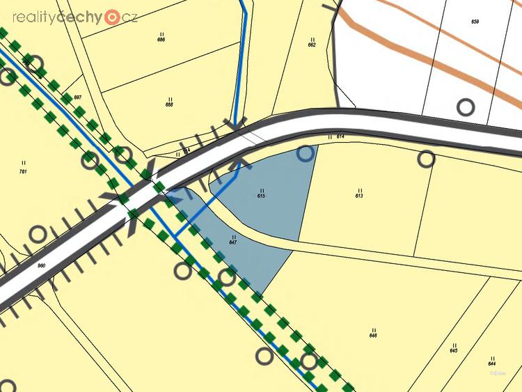 Prodej podílu 1/8 trvalého travního porostu 251 m2 v obci Cerekvice nad Bystřicí, okres Jičín