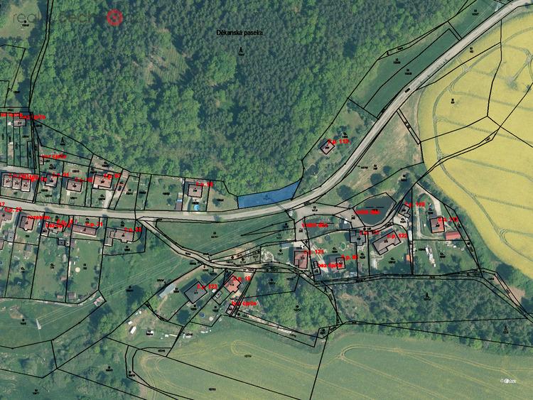 Prodej celku stavebního pozemku 566 m2 v obci Bezdědovice, okres Strakonice