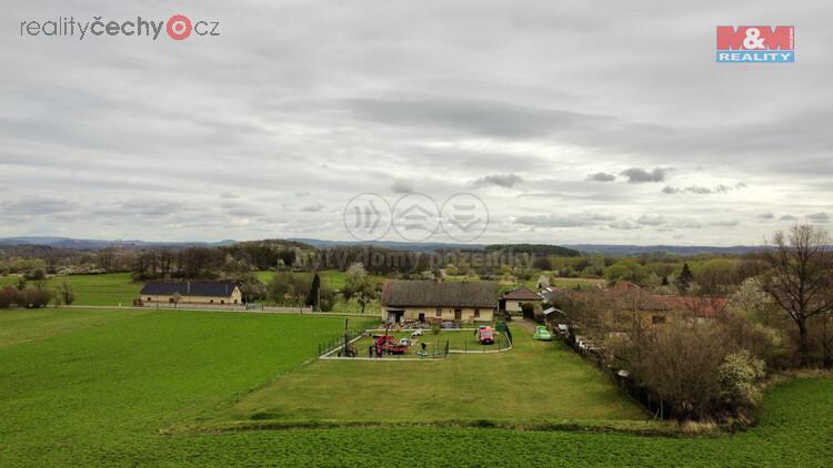 Prodej pozemku k bydlení, 1443 m2, Netvořice - Dunávice