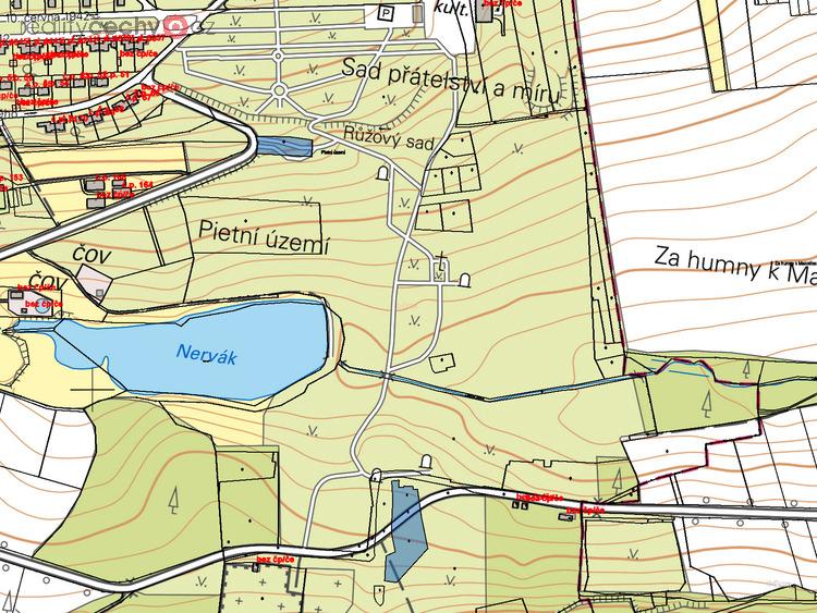 Prodej podílu 1/12 ostatní plochy 412 m2 v obci Lidice, okres Kladno