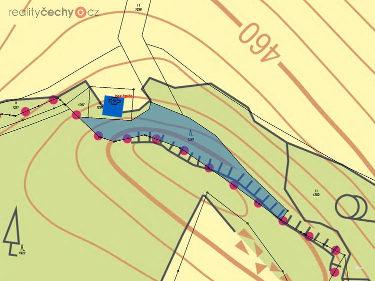 Prodej podílu lesního pozemku 3737 m2 v obci Stebno, okres Ústí nad Labem