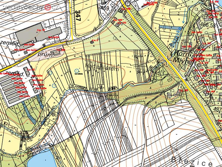 Prodej souboru pozemků ttp o rozloze 5439 m2 v obci Habry, okres Havlíčkův Brod