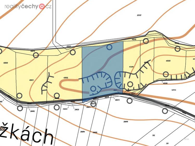 Prodej pozemku ostatní plochy 4104 m2 v obci Merklín, okres Plzeň-jih