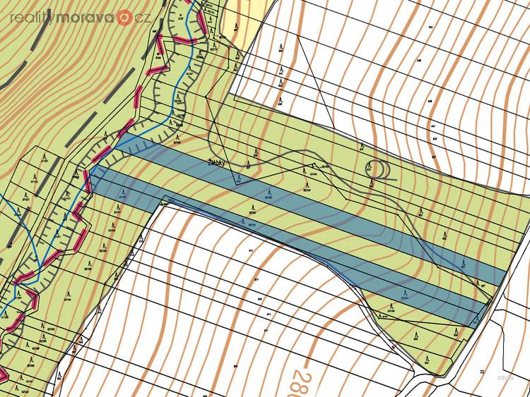 Prodej souboru pozemků lesa a orné půdy, 11 699 m2 v obci Šarovy, okres Zlín