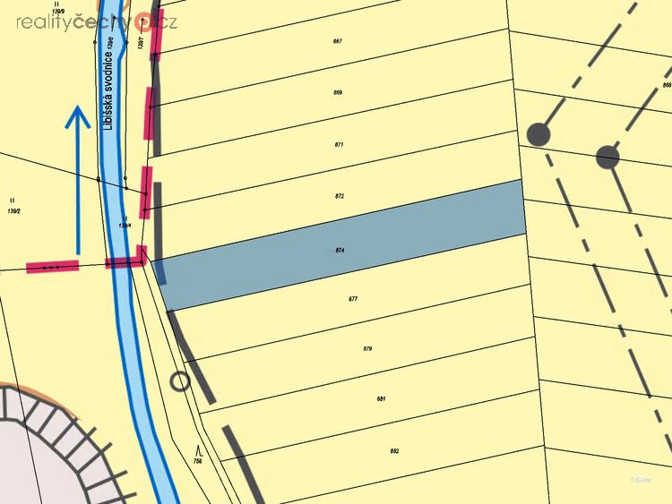 Prodej podílu 1/2 orné půdy 1438 m<sup>2</sup> v obci Libiš, okres Mělník