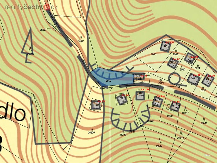 Prodej podílu 1/6 pozemku u rekreační zástavby, 75 m2 v obci Roztoky, okres Rakovník