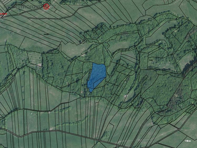 Prodej podílu 1/3 trvalého travního porostu 2706 m2 v obci Nedašov, okres Zlín