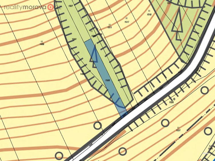 Prodej celku ostatní plochy, 627 m2 v obci Kelníky, okres Zlín