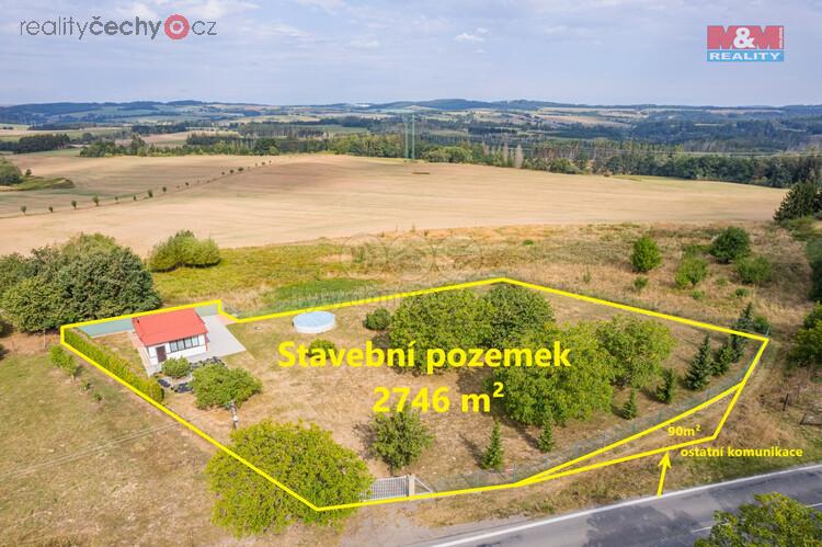 Prodej chaty, 46 m2, Divišov, pozemek 2836 m2