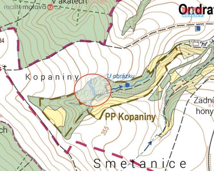 Prodej louky, 2250 m2, Ondratice