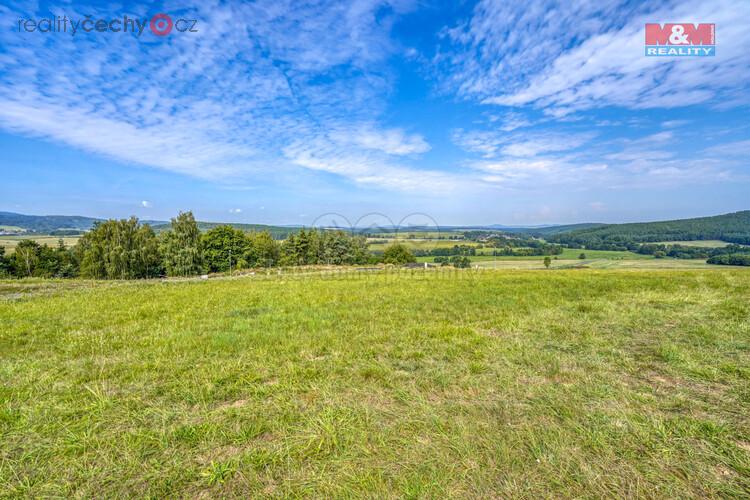 Prodej, stavební pozemek 1812 m2, Pařezov u Domažlic