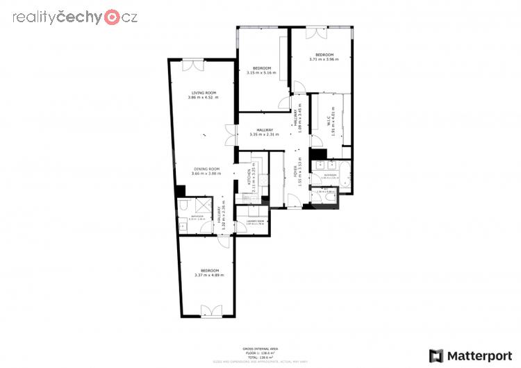 Prodej bytu 4+kk 138 m2, terasa, balkón, 2 x parkovací stání