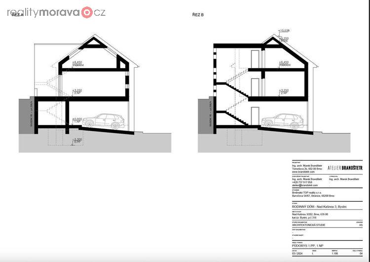 Prodej vícebytový RD, Nad Kašnou 3, Brno - Bystrc