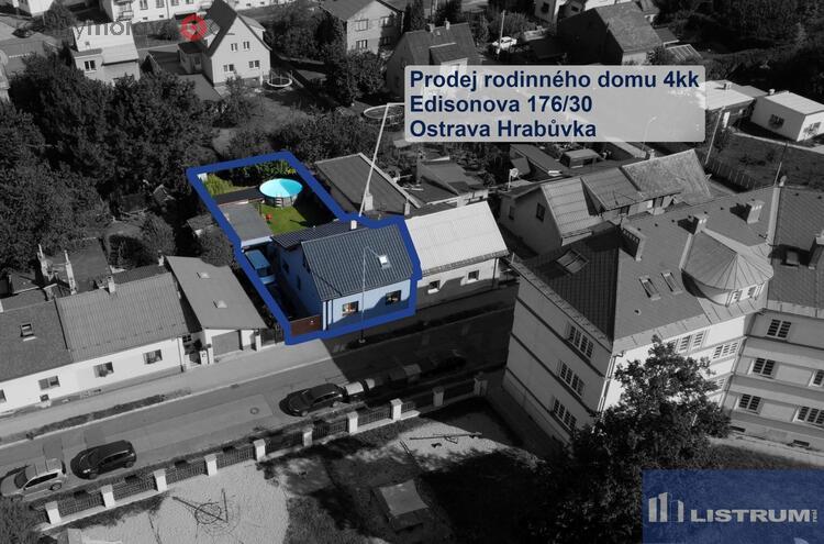 Prodej rodinného domu 199 m2, pozemek 386 m2, Ostrava - Hrabůvka