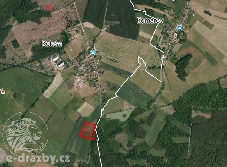 Soubor pozemků o celkové výměře 16 911 m2, Kladruby nad Labem, Kolesa