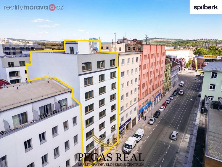 Pronájem bytu 1+kk, 28 m2 - Brno - Zábrdovice