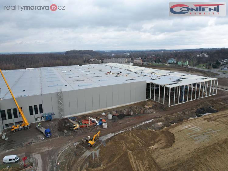 Pronájem novostavby skladových, výrobních prostor 10.000 m2, Ostrava, Hrušov, D1