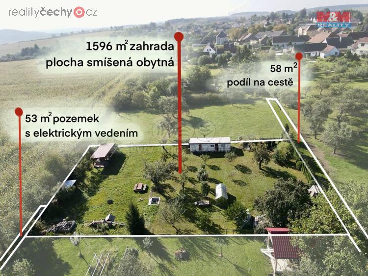 Prodej pozemku s mobilheimem, Chrášťany u Týna nad Vltavou