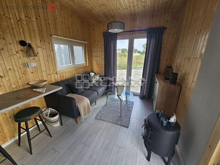 Novostavba celoročně obyvatelného Tiny house s loftem na spaní