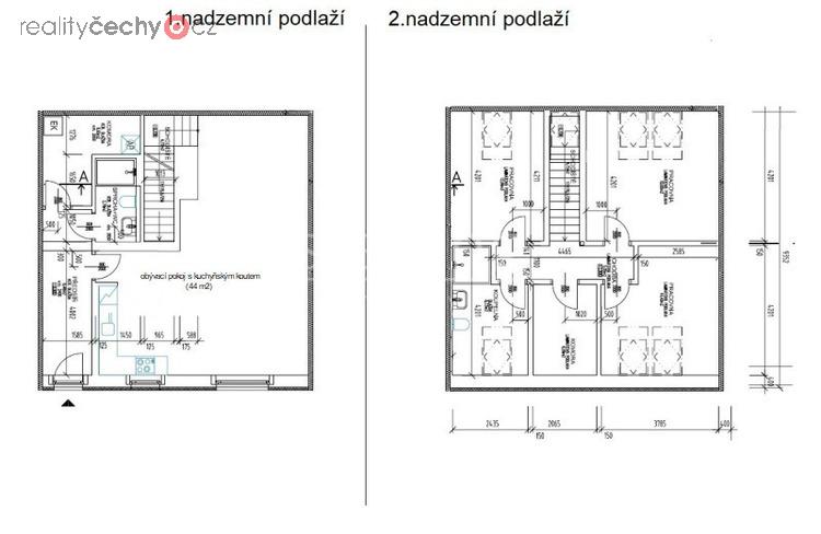 Prodej novostavby bytu 4+kk s terasou, předzahrádkou a 2x park. stáním ve městě Unhošť, okr. Kladno