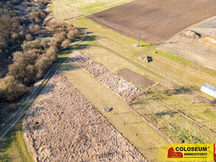 Pohled z dronu - Oslavany - prodej pozemku