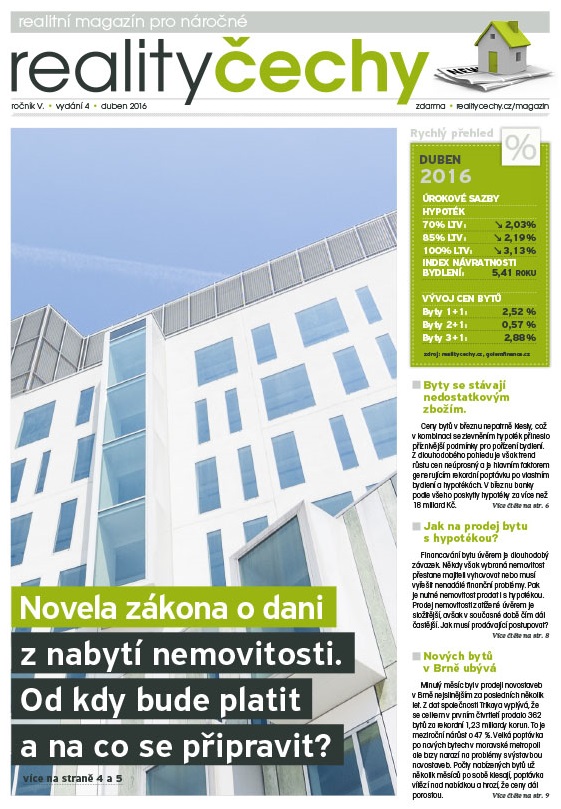 Daň z nabytí nemovitosti 2016